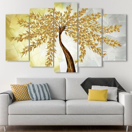 Wallity slika 5MDF4594_60100, 100x60 cm, 5 dijelova Cene
