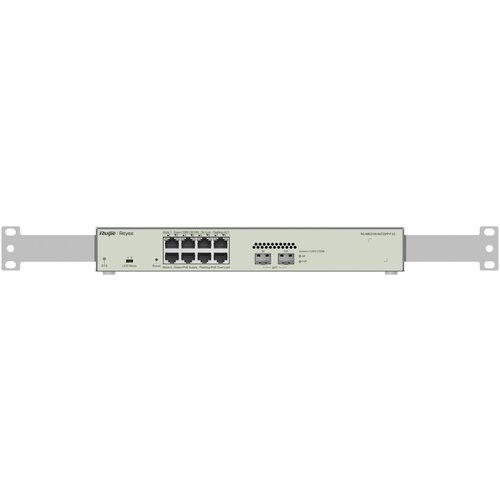 Ruijie Networks RG-NBS3100-8GT2SFP-P-V2 network switch Managed L2 Gigabit Ethernet (10 /100 /1000) Power over Ethernet (PoE) Metallic Slike