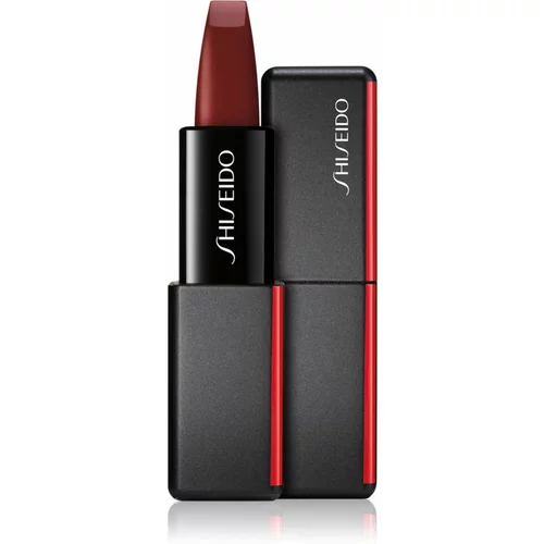 Shiseido ModernMatte Powder Lipstick mat pudrasta šminka odtenek 521 Nocturnal (Brick Red) 4 g