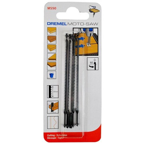 Dremel 2615MS50JA MS50 komplet listova pile 5-struki 12 mm 1 St. Slike