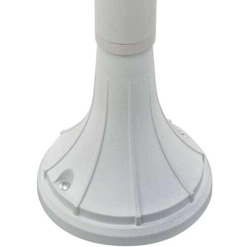 VidaXL vrtna stupna svjetiljka od aluminija E27 120 cm bijela Slike