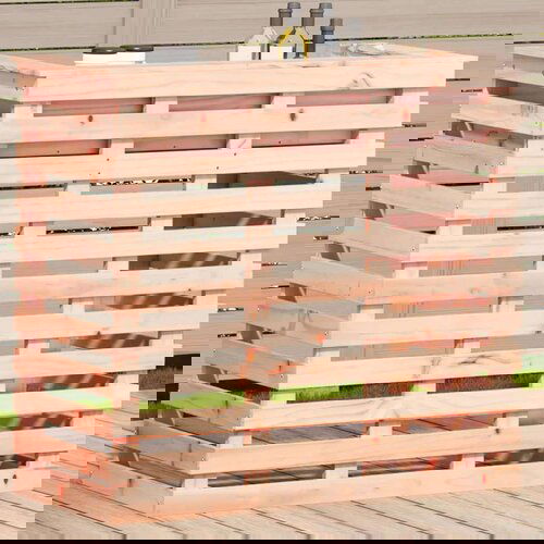 Vanjski barski stol 113 5 x 50 x 103 cm od masivne duglazije Slike