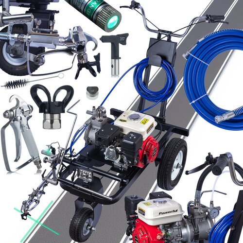 Rosfix ZENTHRIL LINE PRO 6.5P BRIZGALNA GLAVA &ndash; 2,8 L/MIN, 22,8 MPA, 0,031", BENCINSKI MOTOR | ZA ZUNANJE TALNE OZNAKE | POWERXCELLENCE TEHNOLOGIJA, (5000076021) Cene