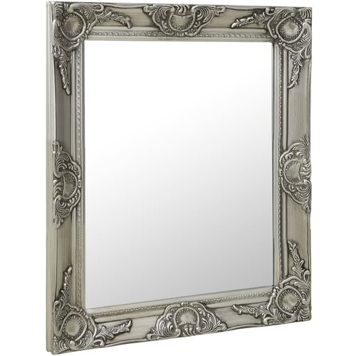 VidaXL Zidno ogledalo u baroknom stilu 50 x 60 cm srebrno Slike