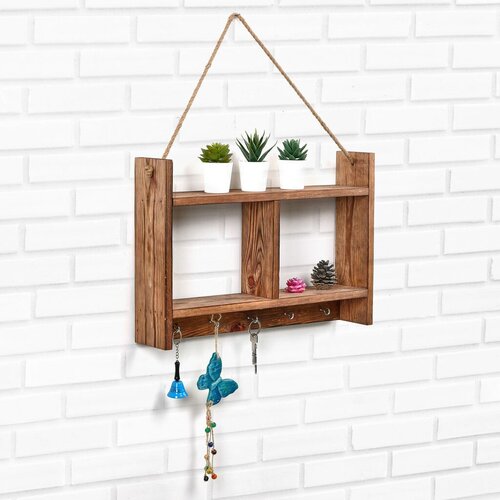 Hanah home kuhinjska polica Spice Rack, 50x10x35cm, Braon Slike