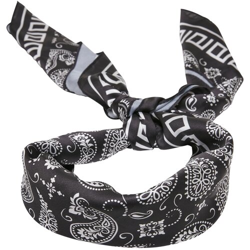 Urban Classics Accessoires Big Pattern Bandana Black Bandana aop Slike