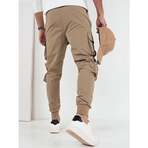 DStreet Men's Beige Cargo Pants Cene