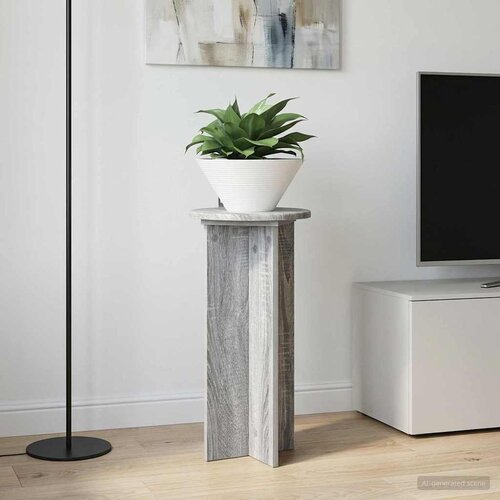 Stalak za biljke 2 pcs Siva sonoma 29,5 x 29,5 x 60 cm Cijene