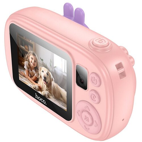 Hoco dečiji fotoaparat sa selfi funkcijom DV205 roze Cene