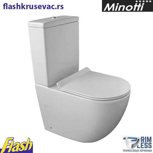  Monoblok sa bide funkcijom BELI - Minotti OPTIMO - MBF002 Cene