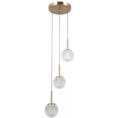  ITALUX PND-40827-3-HBR-CL - Luster na sajli PADRI 3xG9/5W/230V zlatna Cene