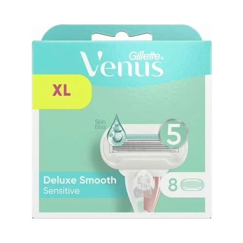 Gillette Venus Deluxe Smooth Sensitive britvice - 8 kosi