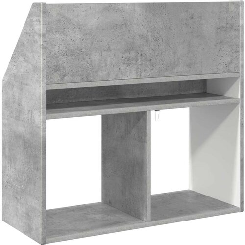  Polica za knjige za djecu Betonski sivi 72 5 x 29 5 x 69 cm - Beton siva Slike