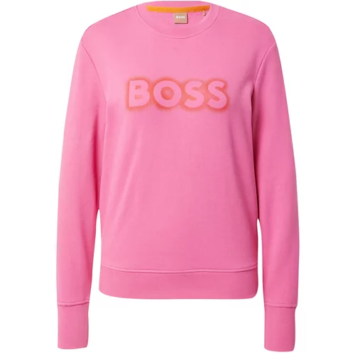 BOSS Orange Sweater majica 'Ela' narančasta / roza