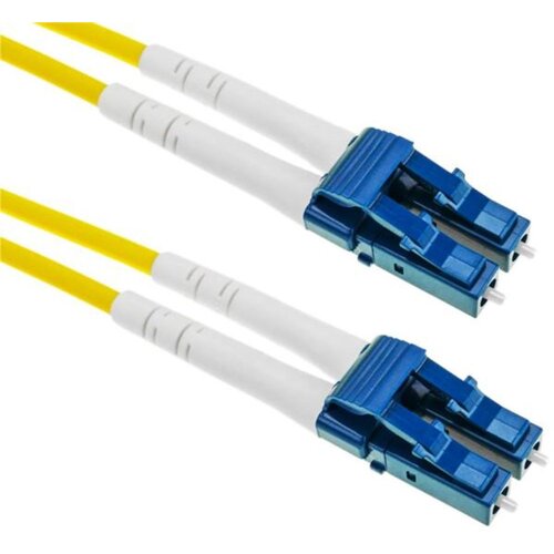  NFO Patch cord, LC UPC-LC UPC, Singlemode 9 125, G.652D, Duplex, 2m, LSZH Slike