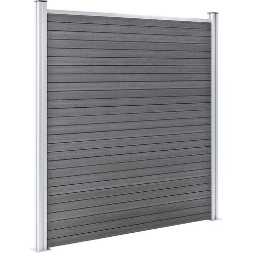 VidaXL vrtna ograda od WPC-a 1045 x 186 cm siva Slike
