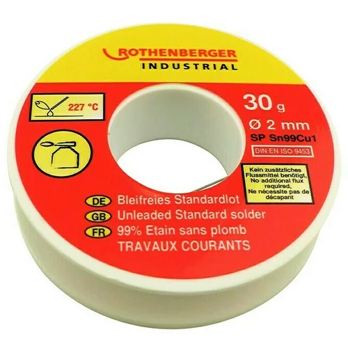 Rothenberger Industrial Standardna žica za lemljenje (Promjer: 2 mm, 30 g)
