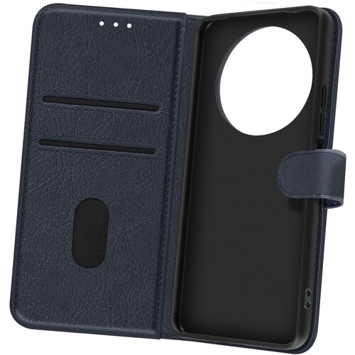 AVIZAR Denarnica etui za Redmi A3 serije Chesterfield s funkcijo stojala, Modra noč, (5000190637) Cene