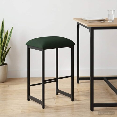  stolica Tamnozelena 40 x 32 x 74 cm Konstruirano drvo Cene