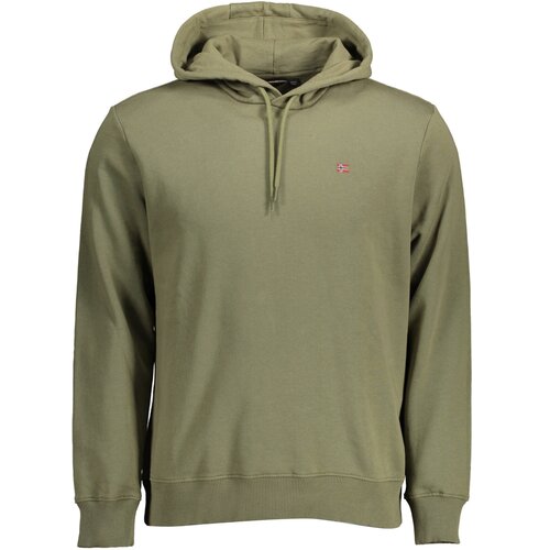 Napapijri SWEATSHIRT WITHOUT ZIP MAN GREEN Slike