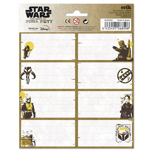 Grupo Erik Editores S. L. Star Wars - Nalepnice set SW The Book of Boba Cene
