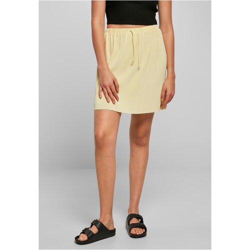 UC Ladies Women&amp;#039;s Plisse miniskirt soft yellow Slike