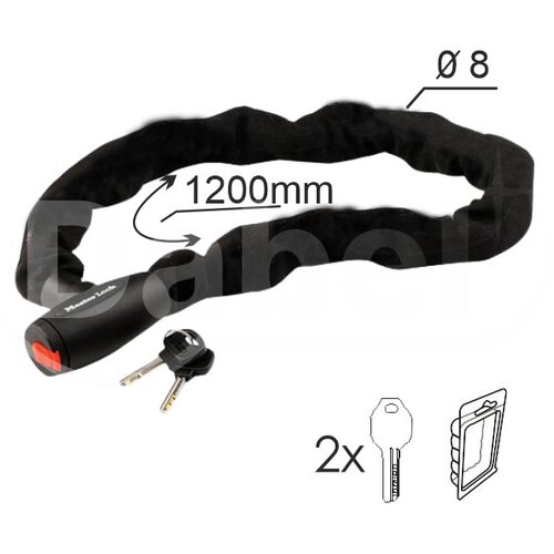 Dabel brava za motor sa ključem spiralna BM1 crna FI8x1200mm 2kod OPD (0710001) Cene