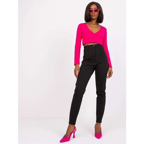RUE PARIS Leggings-CA-LG-6249.85-black Cene