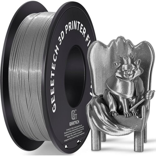 GEEETECH PLA Sparkly Silver - 1,75 mm / 1000 g Cene