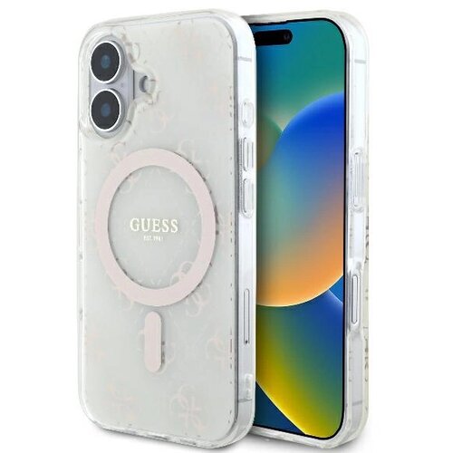 Guess IML 4G OVITEK OZADJE ZA MAGSAFE ZA IPHONE 16 PLUS BEL OVITEK, (21898740) Cene