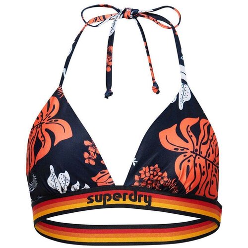 Superdry Kopalke ločene Haut de maillot de bain Vintage Logo Tri Modra Cene