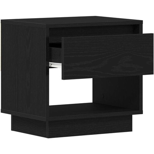  Noćni ormarić 2 kom Crna hrast 45x34x49 cm Konstruirano drvo Slike