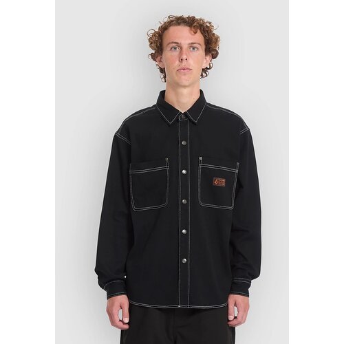 Volcom Levelstone Shirt black white Cene