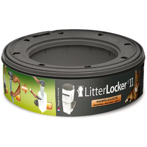 Litter Locker Nadomestna kaseta za LitterLocker II posodo za odpadni mačji pesek - Varčno pakiranje: 8 x kaseta za ponovno polnjenje LL II