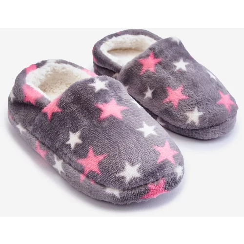 Kesi Children's insulated flip-flops in Stars Grey Meyra