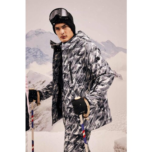 Defacto Fit Water Repellent Regular Fit Fleece Lined Ski Jacket Slike