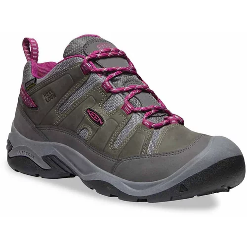 Keen Trekking čevlji Circadia Wp 1026770-10 Steel Grey/Boysenberry