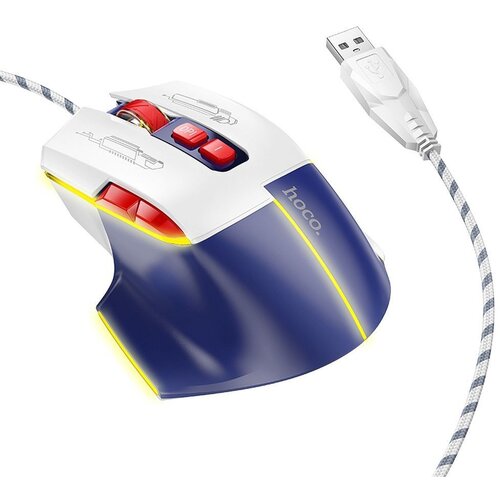 Hoco usb mi&amp;scaron; 3600 dpi belo-plavi Slike