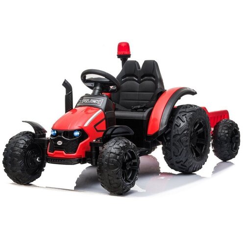  Traktor na baterije s prikolicom HZB-200 crveni Slike