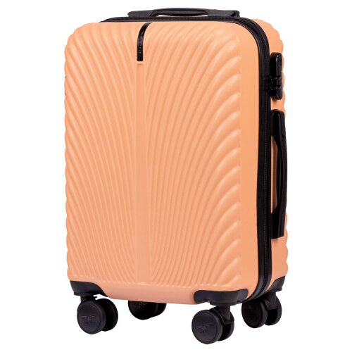 WINGS Swan SN120 kabinski kofer S 56x37,5x23 cm, ABS+, 38 l, breskva Slike