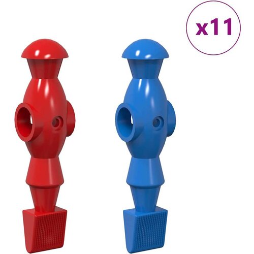  Igrači stolnog nogometa 22 pcs Plava i crvena Slike