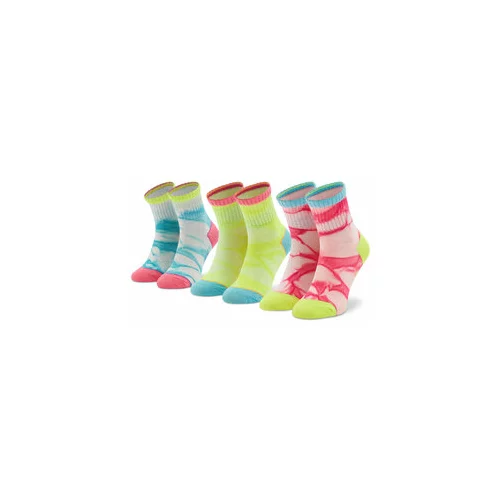 Skechers 3ppk girls casual fancy tie die socks sk41076-1001