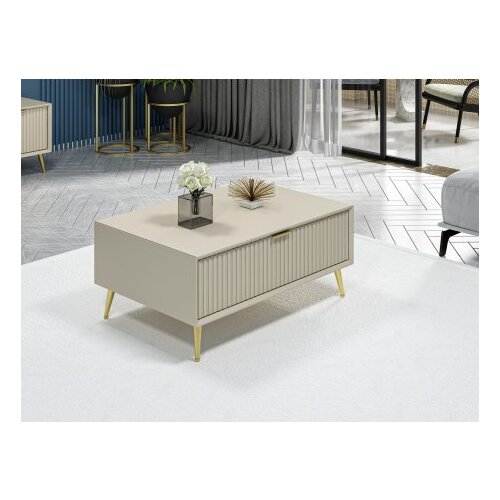 Hanah home Club sto Luxe 90x40x60cm Sand Slike