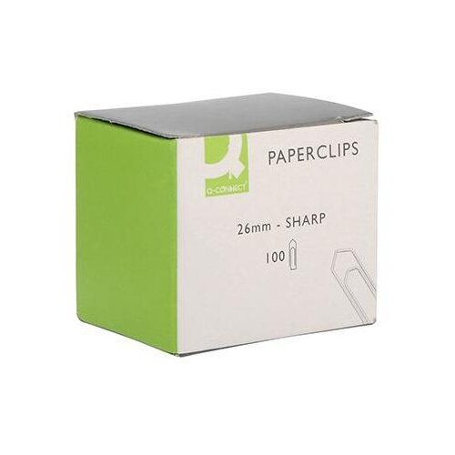 Q-Connect Sponke za papir srebrne &scaron;t.2 26mm Sharp 100 kos 01307, (20497756) Cene