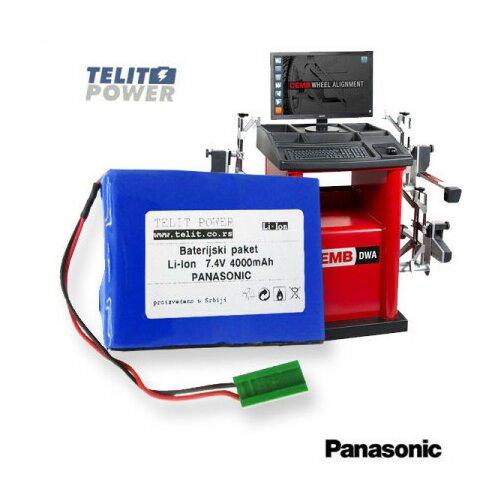  TelitPower baterija za CEMB DWA 1000 mašinu za reglažu trapa Li-Ion 7.4V 4000mAh Panasonic ( P-1080 ) Cene