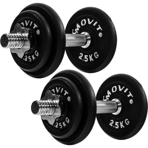 MOVIT set bučica 20 kg, 2 &amp;scaron;ipke 35 cm i teg ploče 30/31 mm Slike