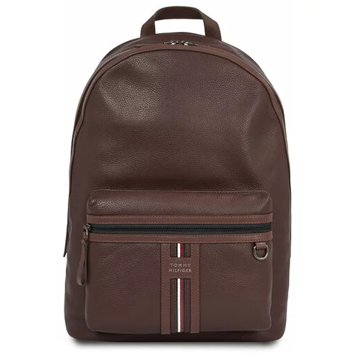 Tommy Hilfiger Nahrbtnik Th Premium Leather Backpack AM0AM12224 Rjava