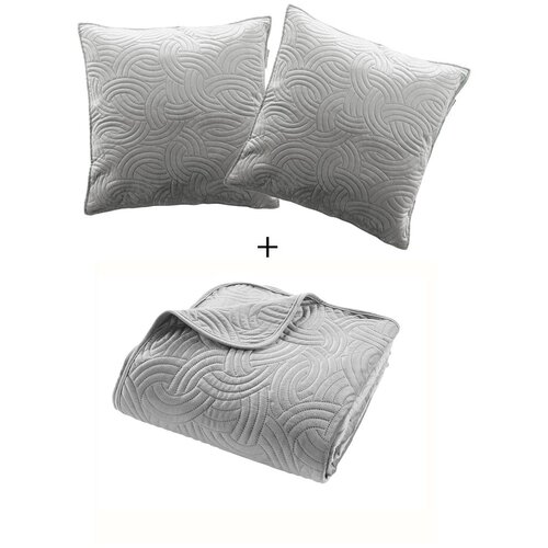 Douceur d int&amp;eacute;rieur Siv žameten komplet pregrinjala in prevleke za vzglavnik 240x260 cm Solange &amp;ndash; Slike