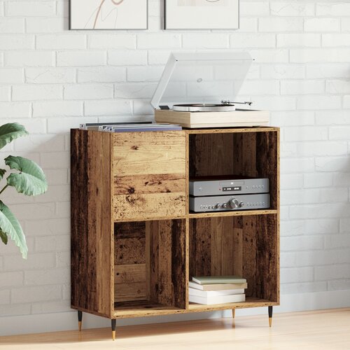 vidaXL omara za shranjevanje medijev Artisan Oak Inženirski les Cene