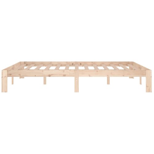  Okvir za krevet od masivnog drva 150 x 200 cm veliki bračni Slike